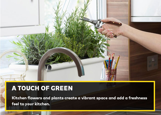 A touch of green