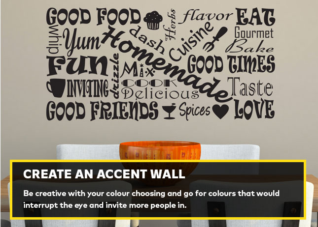 Create an accent wall