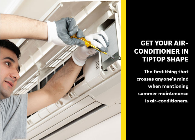 Get your air-conditioner in tiptop shape