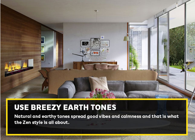 Use Breezy Earth Tones
