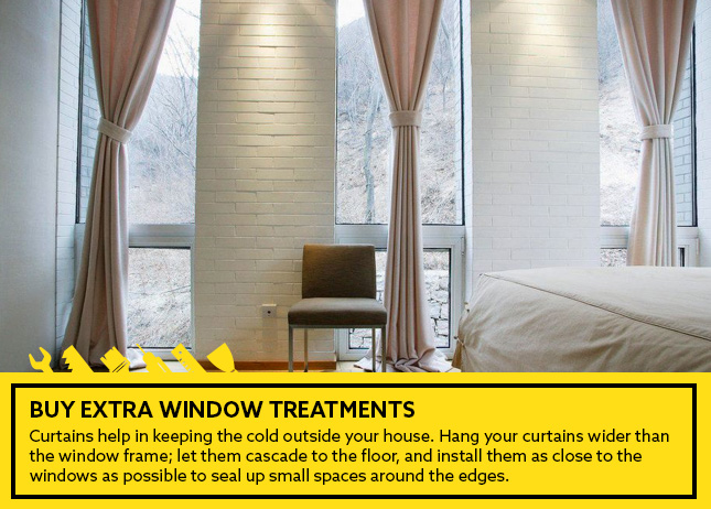 Buy extra window treatments