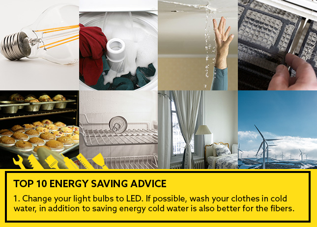 Ways for saving on your electricity bill and saving energy