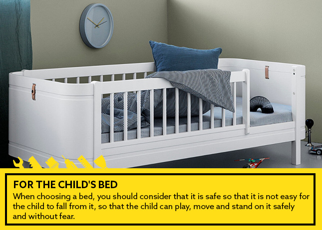 For the child's bed